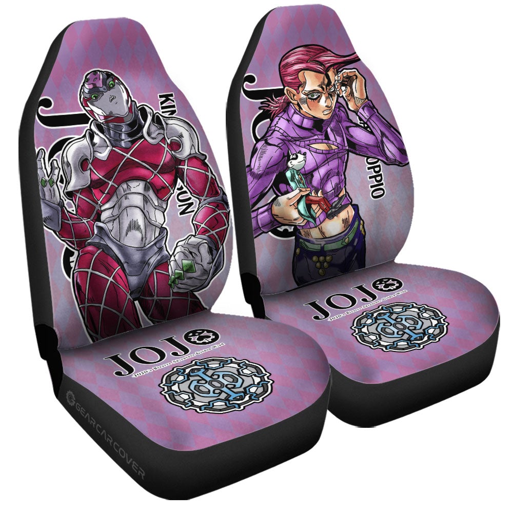 Vinegar Doppio Car Seat Covers Custom JoJo's-Bizarre-Adventure Anime - Gearcarcover - 3