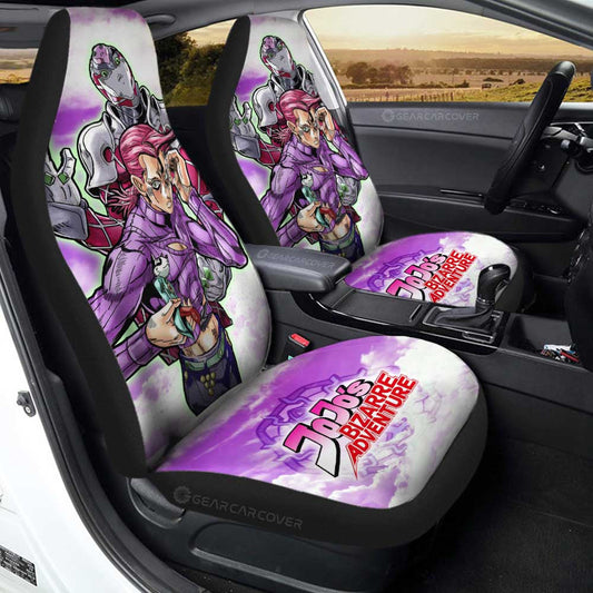 Vinegar Doppio Car Seat Covers Custom Jojo's Bizarre Adventures Anime - Gearcarcover - 1