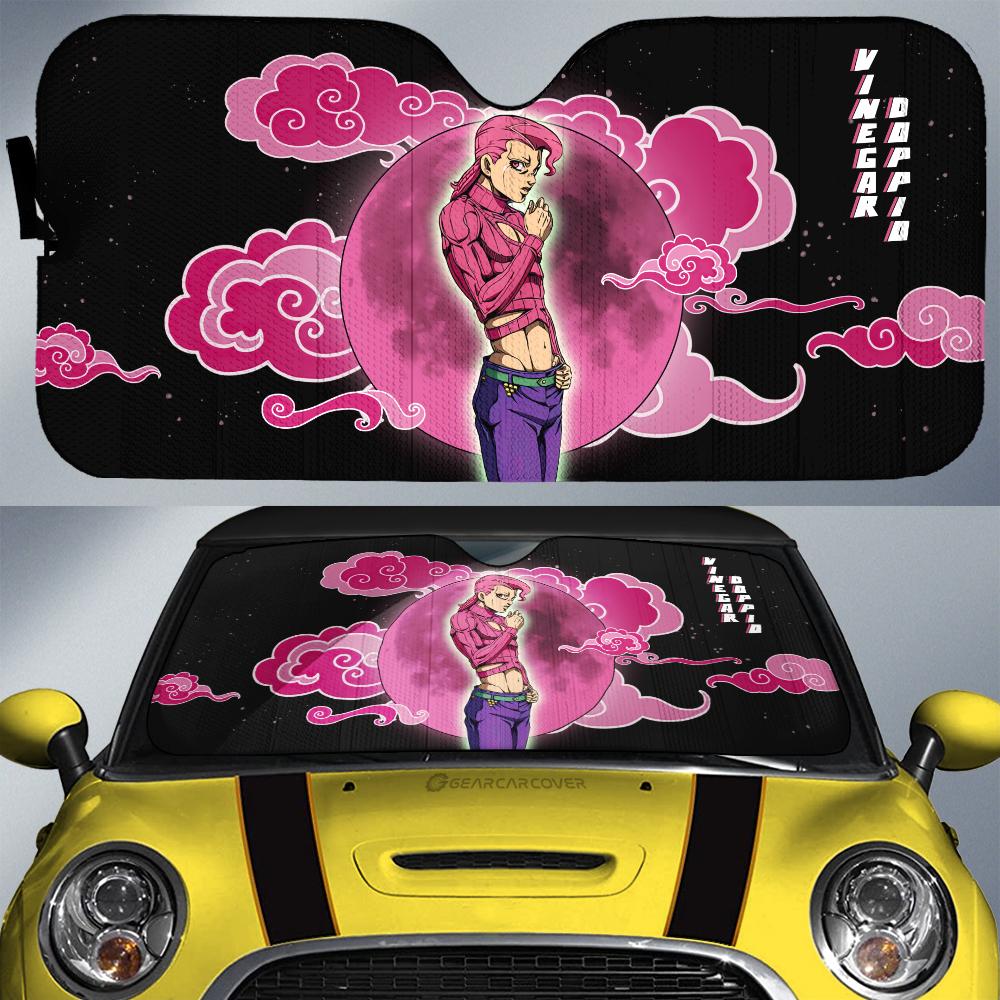 Vinegar Doppio Car Sunshade Custom JoJo's Bizarre Adventure Anime Car Accessories - Gearcarcover - 1