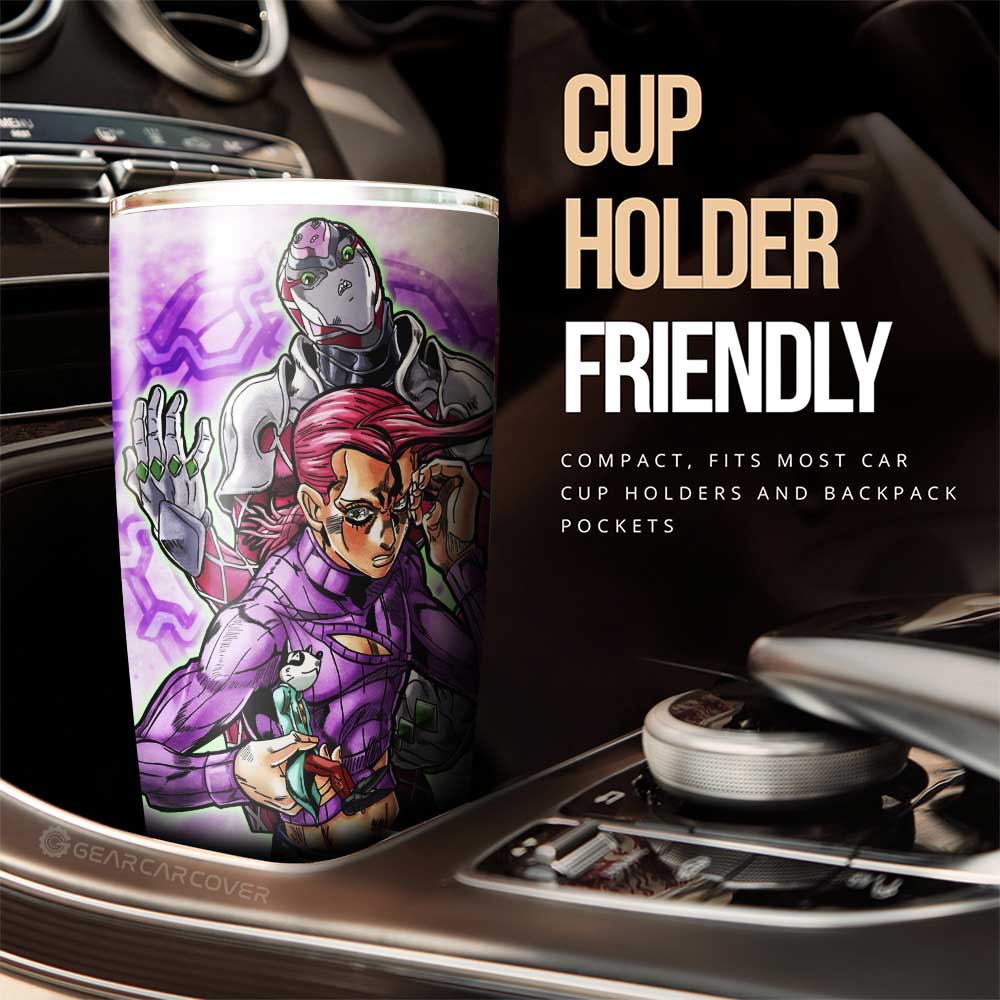 Vinegar Doppio Tumbler Cup Custom Jojo's Bizarre Adventures Anime - Gearcarcover - 2