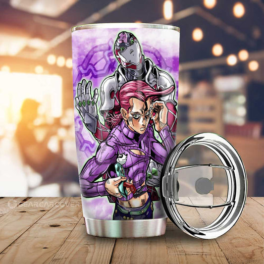 Vinegar Doppio Tumbler Cup Custom Jojo's Bizarre Adventures Anime - Gearcarcover - 1