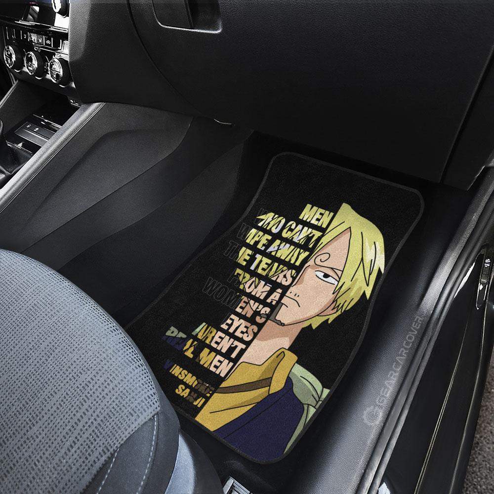 Vinsmoke Sanji Car Floor Mats Custom One Piece Anime Car Accessoriess - Gearcarcover - 4