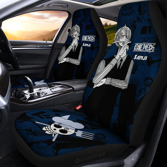 Vinsmoke Sanji Car Seat Covers Custom Anime Mix Manga One Piece Car Accessories - Gearcarcover - 2