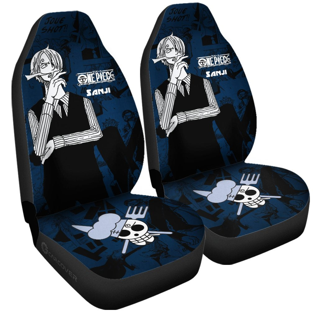 Vinsmoke Sanji Car Seat Covers Custom Anime Mix Manga One Piece Car Accessories - Gearcarcover - 3