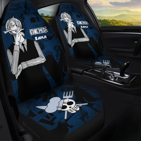 Vinsmoke Sanji Car Seat Covers Custom Anime Mix Manga One Piece Car Accessories - Gearcarcover - 1