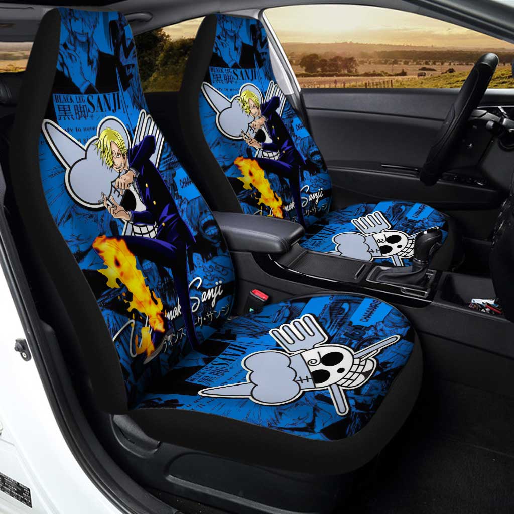 Vinsmoke Sanji Car Seat Covers Custom One Piece Anime Car Accessories - Gearcarcover - 2