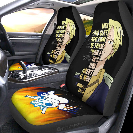 Vinsmoke Sanji Car Seat Covers Custom One Piece Anime Car Accessoriess - Gearcarcover - 2