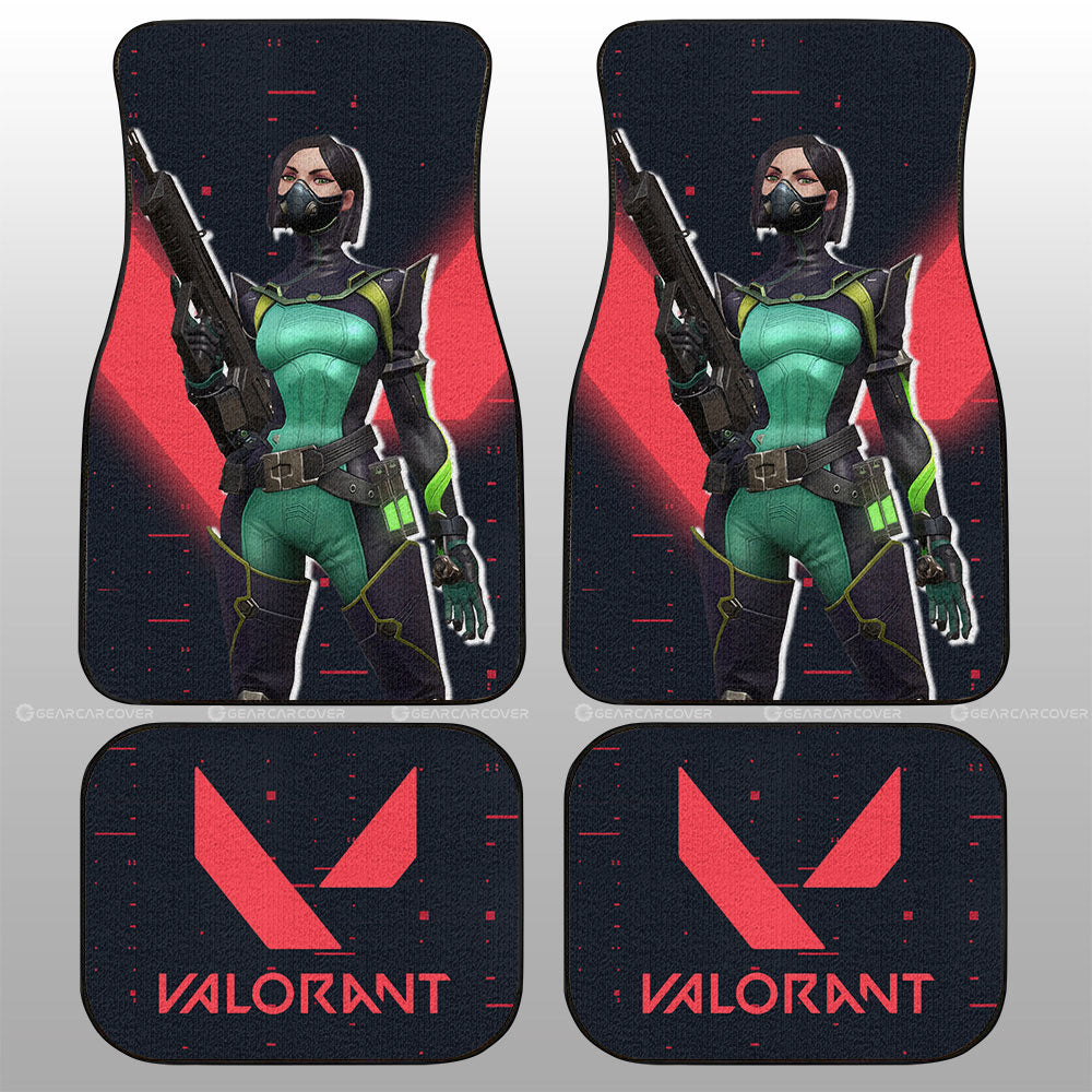 Viper Car Floor Mats Custom Valorant Agent - Gearcarcover - 1