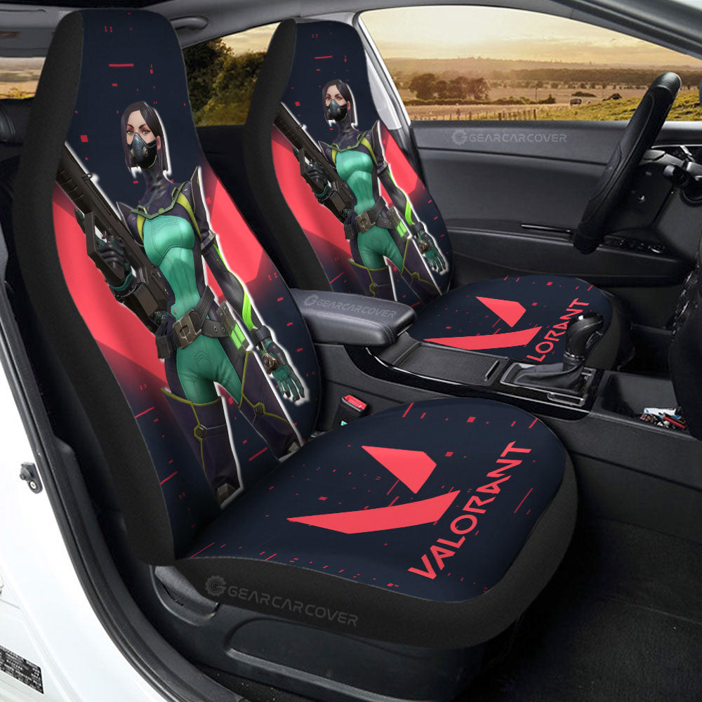Viper Car Seat Covers Custom Valorant Agent - Gearcarcover - 2