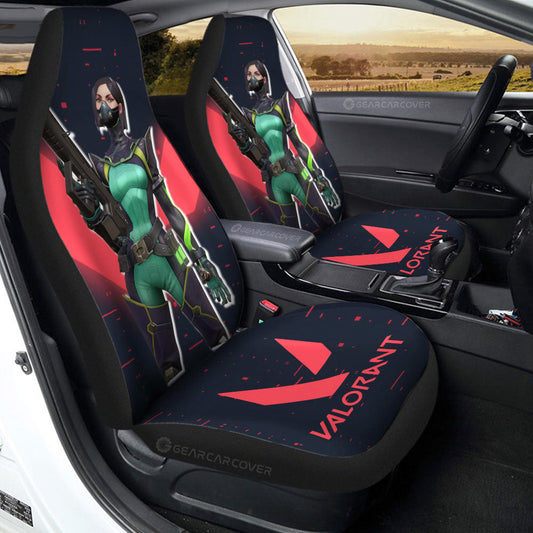 Viper Car Seat Covers Custom Valorant Agent - Gearcarcover - 2