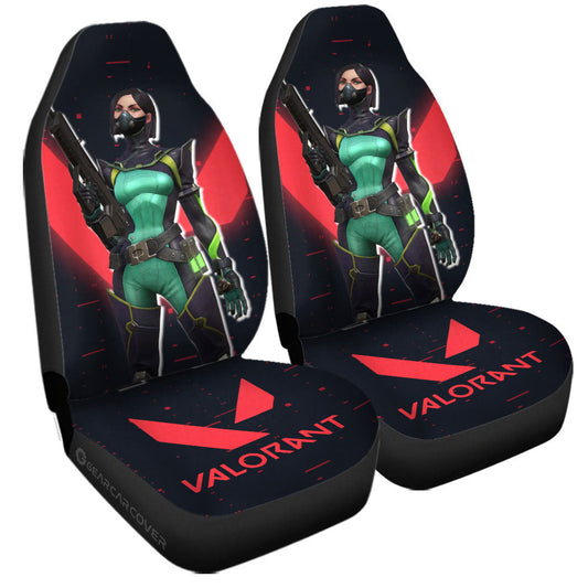 Viper Car Seat Covers Custom Valorant Agent - Gearcarcover - 1