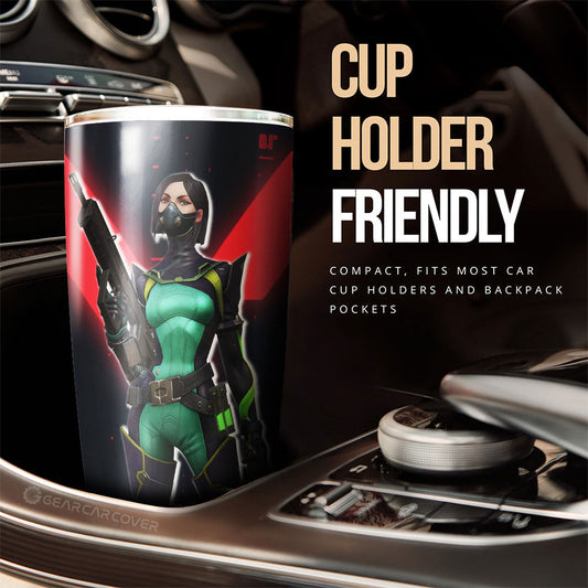 Viper Tumbler Cup Custom Valorant Agent - Gearcarcover - 2
