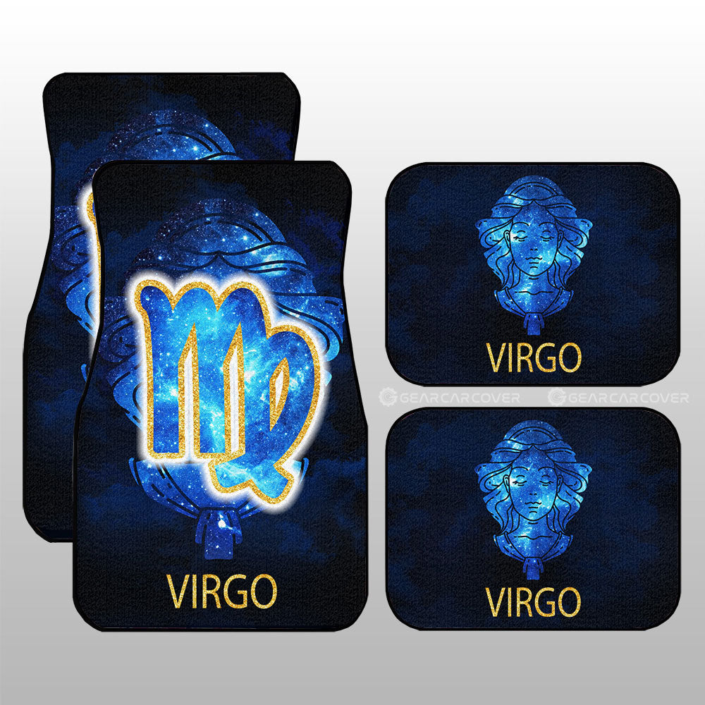 Virgo Car Floor Mats Custom Zodiac Car Accessories - Gearcarcover - 3