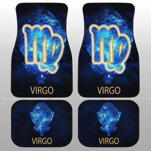 Virgo Car Floor Mats Custom Zodiac Car Accessories - Gearcarcover - 1