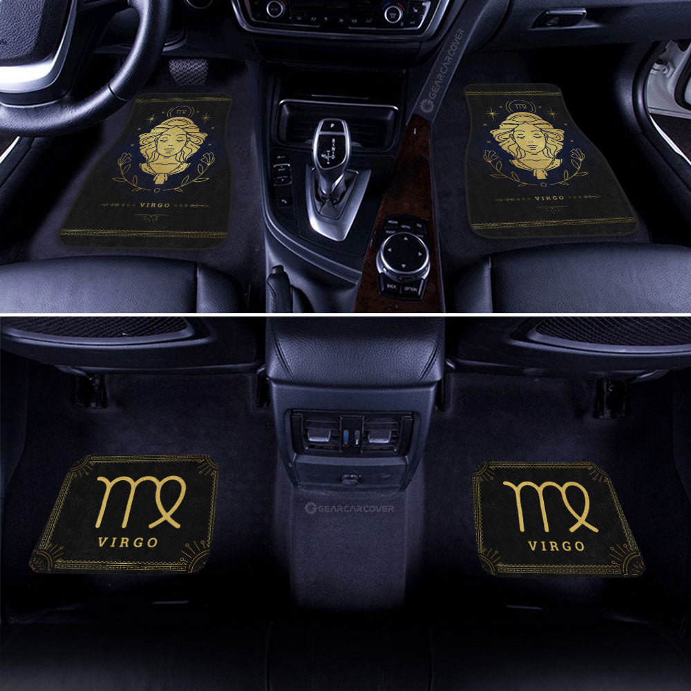 Virgo Car Floor Mats Custom Zodiac Car Accessories - Gearcarcover - 2