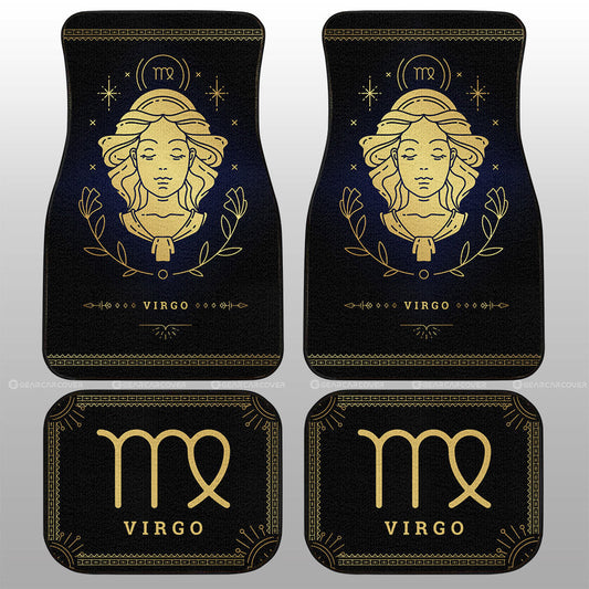 Virgo Car Floor Mats Custom Zodiac Car Accessories - Gearcarcover - 1