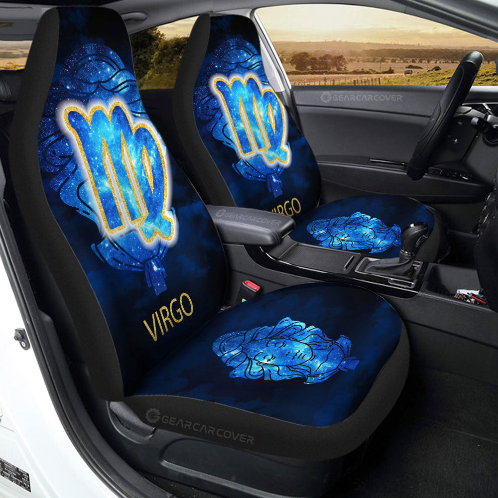 Virgo Car Seat Covers Custom Zodiac Car Accessories - Gearcarcover - 3