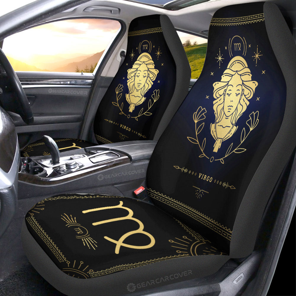 Virgo Car Seat Covers Custom Zodiac Car Accessories - Gearcarcover - 4