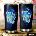 Virgo Tumbler Cup Custom Name Zodiac Car Interior Accessories - Gearcarcover - 3