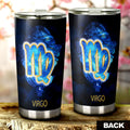 Virgo Tumbler Cup Custom Zodiac Car Interior Accessories - Gearcarcover - 3