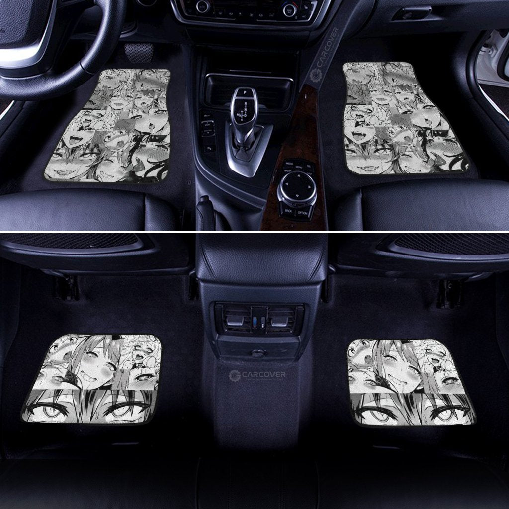 Waifu Ahegao Anime Girls Car Floor Mats Custom Interior Accessories - Gearcarcover - 3