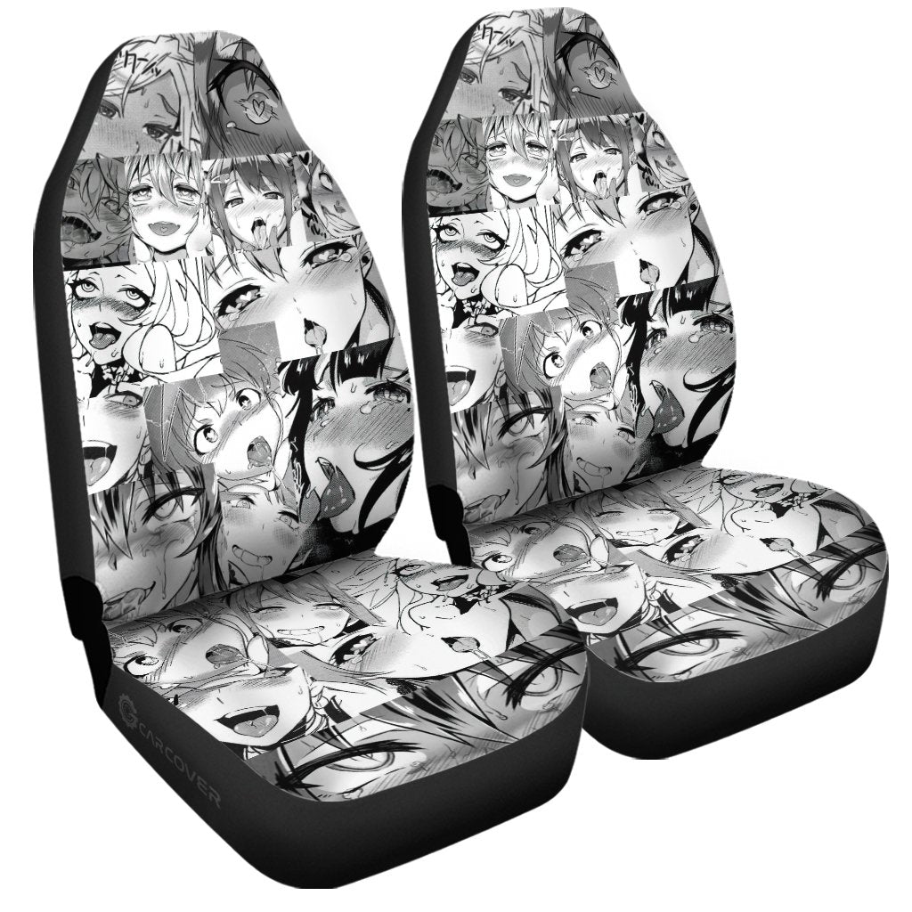 Waifu Ahegao Car Seat Covers Custom Car Interior Accessories - Gearcarcover - 3
