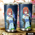 Waifu Girl Miku Nakano Tumbler Cup Custom The Quintessential Quintuplets Car Accessories - Gearcarcover - 3