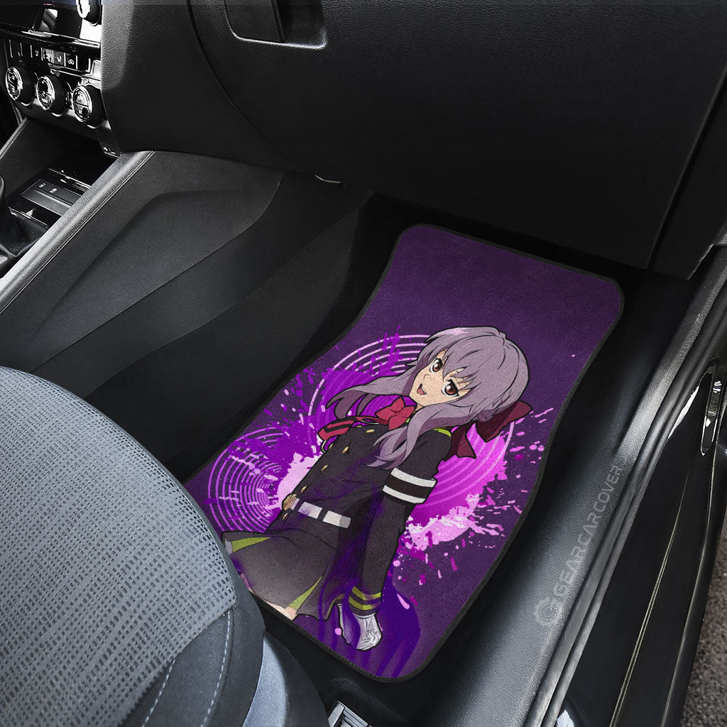 Waifu Girl Shinoa Hiiragi Car Floor Mats Custom Seraph Of The End Car Accessories - Gearcarcover - 4