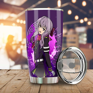 Waifu Girl Shinoa Hiiragi Tumbler Cup Custom Seraph Of The End Car Accessories - Gearcarcover - 1