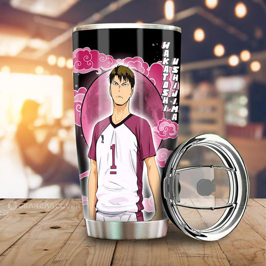 Wakatoshi Ushijima Tumbler Cup Custom For Haikyuu Anime Fans - Gearcarcover - 1