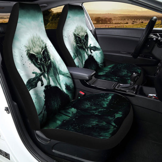 Warrior Wolf Car Seat Covers Custom Car Interior Accessories - Gearcarcover - 1