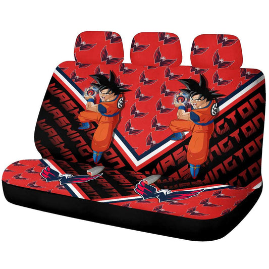 Washington Capitals Car Back Seat Cover Custom Car Decorations For Fans - Gearcarcover - 1