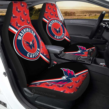 Washington Capitals Car Seat Covers Custom Car Accessories For Fans - Gearcarcover - 1