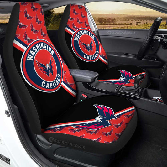 Washington Capitals Car Seat Covers Custom Car Accessories For Fans - Gearcarcover - 1