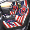 Washington Capitals Car Seat Covers Custom US Flag Style - Gearcarcover - 2