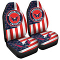Washington Capitals Car Seat Covers Custom US Flag Style - Gearcarcover - 3