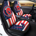 Washington Capitals Car Seat Covers Custom US Flag Style - Gearcarcover - 1