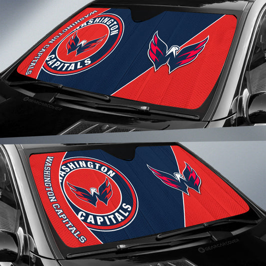 Washington Capitals Car Sunshade Custom Car Accessories For Fans - Gearcarcover - 2