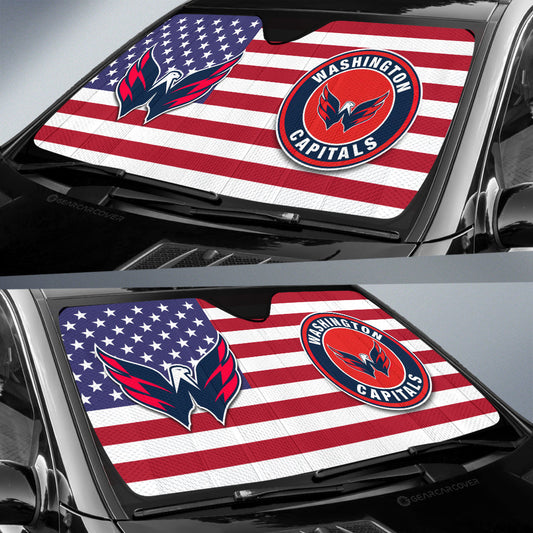 Washington Capitals Car Sunshade Custom Car Accessories - Gearcarcover - 2