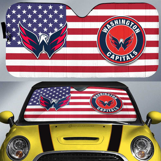 Washington Capitals Car Sunshade Custom Car Accessories - Gearcarcover - 1