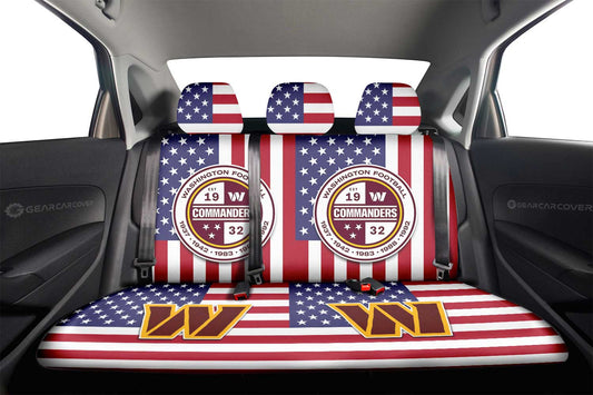 Washington Commanders Car Back Seat Cover Custom Car Accessories - Gearcarcover - 2