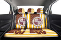 Washington Commanders Car Back Seat Cover Custom US Flag Style - Gearcarcover - 2