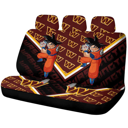 Washington Commanders Car Back Seat Covers Custom Car Accessories For Fans - Gearcarcover - 1