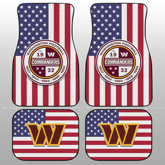 Washington Commanders Car Floor Mats Custom Car Decor Accessories - Gearcarcover - 1