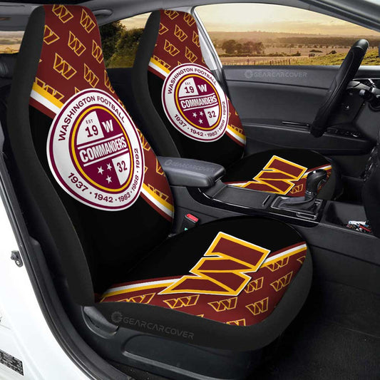 Washington Commanders Car Seat Covers Custom Car Accessories For Fans - Gearcarcover - 1