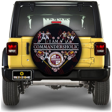 Washington Commanders Spare Tire Cover Custom For Holic Fans - Gearcarcover - 1