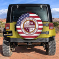 Washington Commanders Spare Tire Covers Custom US Flag Style - Gearcarcover - 2