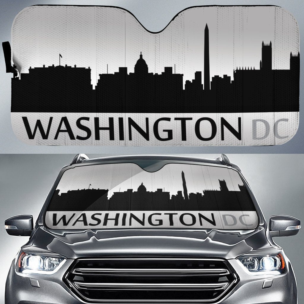 Washington DC Skyline Car Sunshade Custom Car Accessories - Gearcarcover - 1