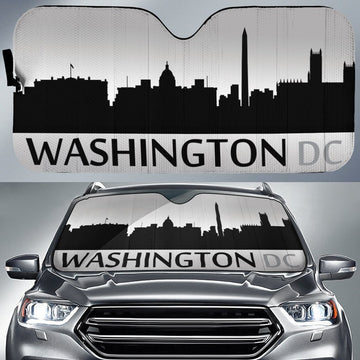Washington DC Skyline Car Sunshade Custom Car Accessories - Gearcarcover - 1
