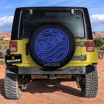 Water Spare Tire Cover Custom Avatar The Last Airbender Anime - Gearcarcover - 1